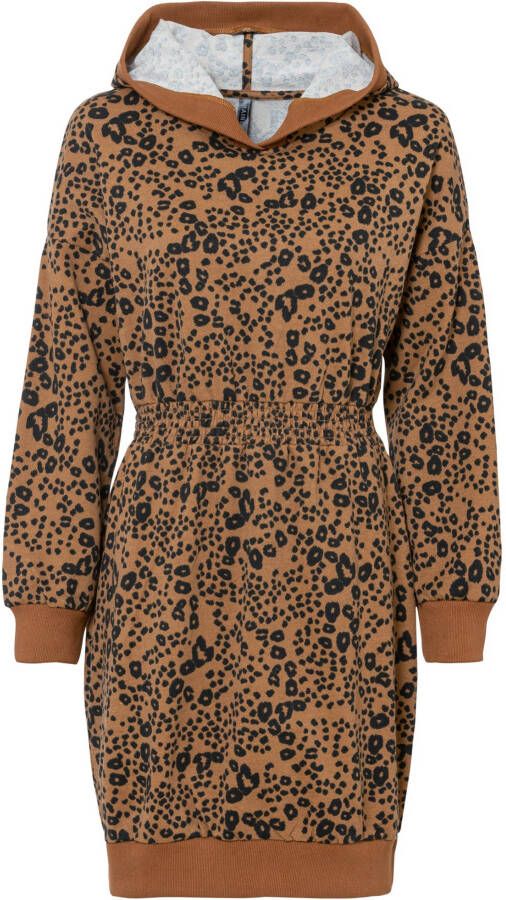 bonprix Sweatjurk met luipaardpatroon