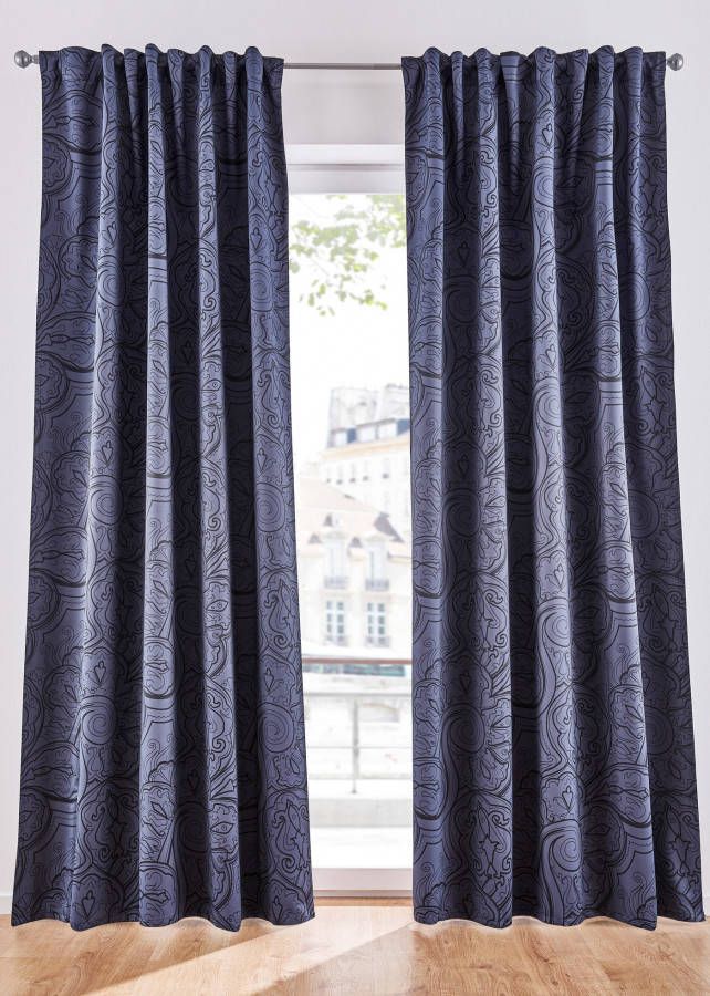 bonprix Verduisterend gordijn met grafische print(1 stuk )