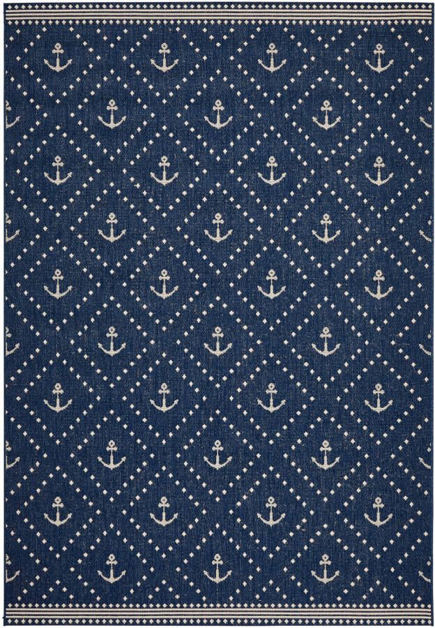 bonprix Binnen en buitenkleed met ankers