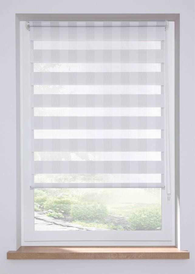 bonprix Duo rolgordijn met ruiten