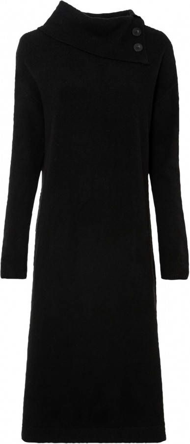 bonprix Gebreide jurk met volumineuze kraag