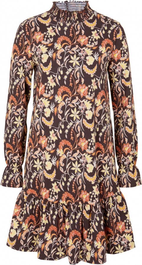 bonprix Hooggesloten jersey jurk met volants
