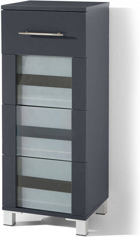 bpc living bonprix collection Kast Ted (4 lades), antraciet, spaanplaat