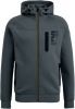 PME Legend Donkerblauwe Vest Zip Jacket Jacquard Interlock Sweat online kopen