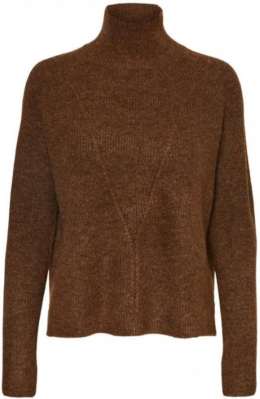VERO MODA gemêleerde trui VMRAGNHILD bruin