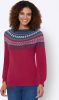Noorse trui in kers/nachtblauw gedessineerd van heine online kopen