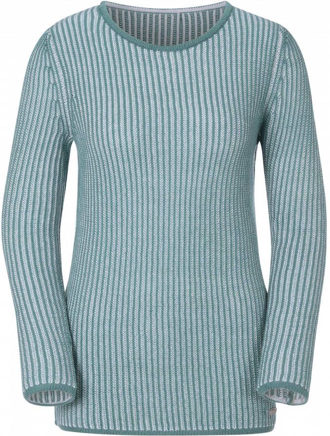 Pullover met ronde hals in mint van heine