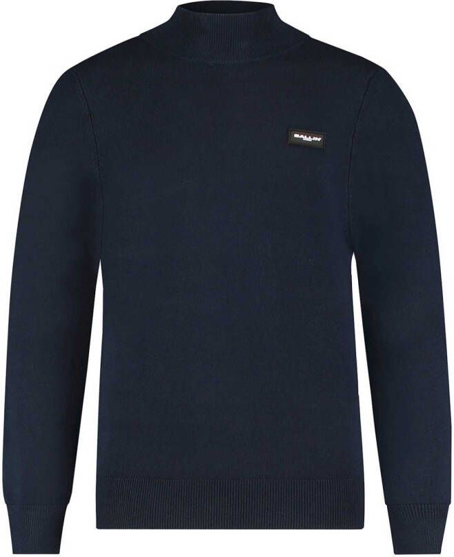 Ballin Amsterdam ! Jongens Sweater -- Donkerblauw Viscose