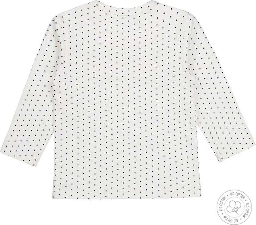 Dirkje ! Meisjes Shirt Lange Mouw -- Off White Katoen/elasthan online kopen
