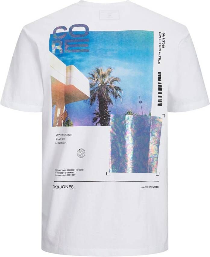 Jack & Jones jongens shirt 12210610 JCOLEUR wit