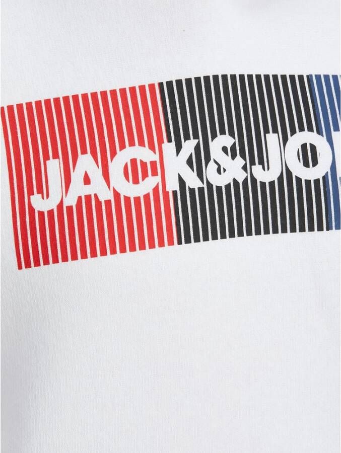 Jack & jones ! Jongens Sweater Maat 128 Wit Katoen/polyester online kopen