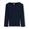 Only ! Meisjes Shirt Lange Mouw -- Donkerblauw katoen met elasthan/viscose online kopen