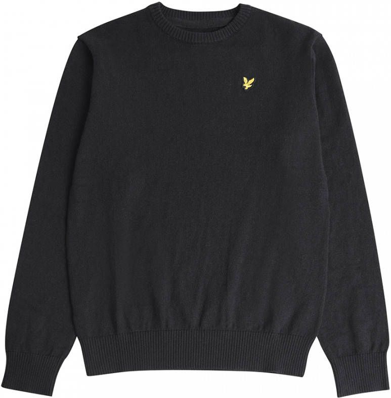 Lyle & Scott ! Jongens Shirt Lange Mouw Maat 152 Zwart Katoen/wol