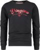 Vingino ! Meisjes Shirt Lange Mouw Maat 110 Zwart Katoen/elasthan online kopen