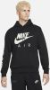 Nike Air Hoodie van geborstelde fleece voor heren Black/Light Bone Heren online kopen