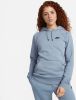 Nike sportswear essential fleece pullover trui blauw dames online kopen