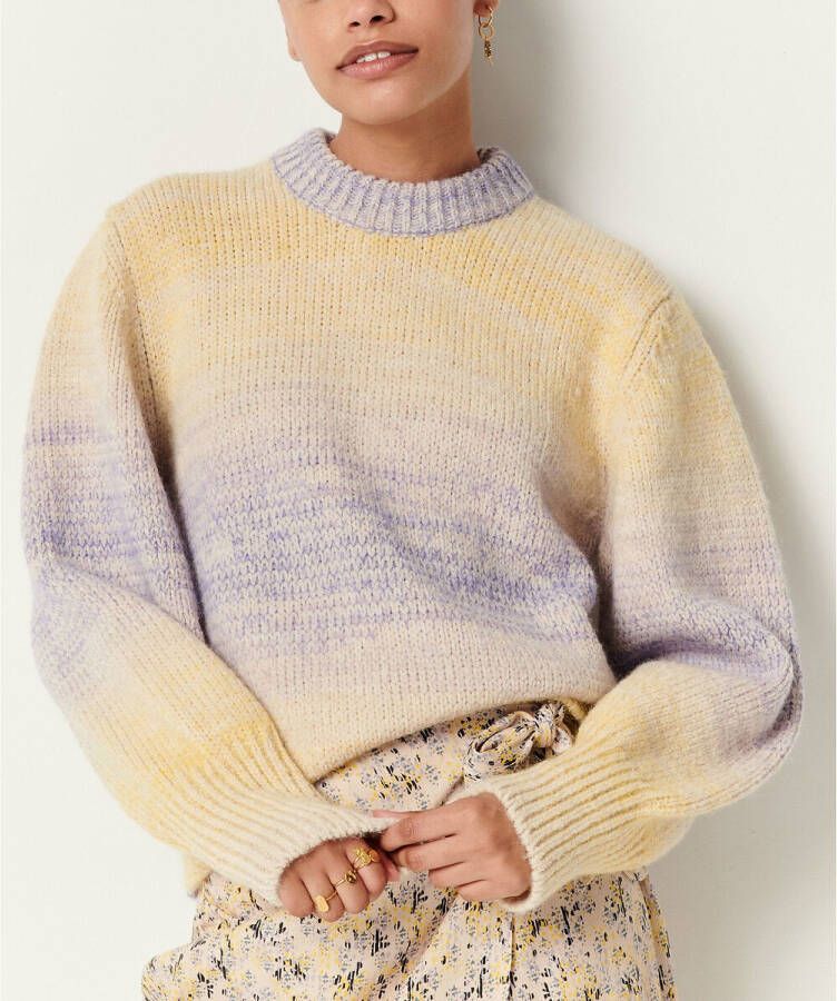 SESSUN Trui opstaande kraag in tricot Girolamo