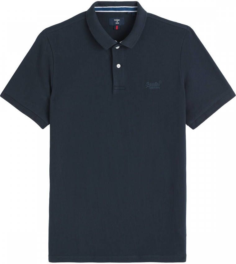 Superdry Rechte polo in piqué, tricot Classic