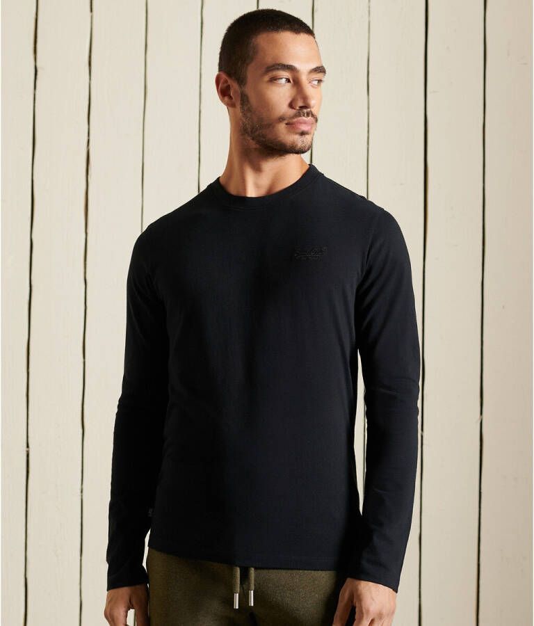 Superdry Shirt met lange mouwen VINTAGE LOGO EMB LS T