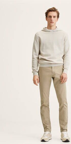 Mango Cocoah grofgebreide hoodie met stretch