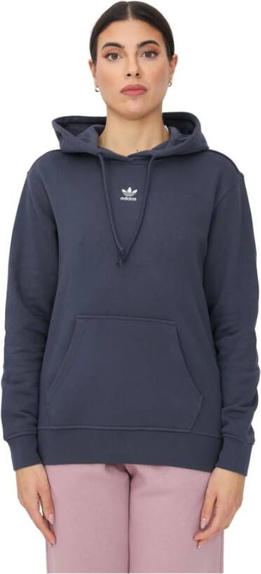 Adidas Hoodies & Sweatvesten Blauw Dames