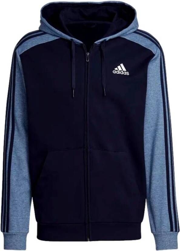 Adidas Essentials M?lange French Terry Full zip Heren Hoodies
