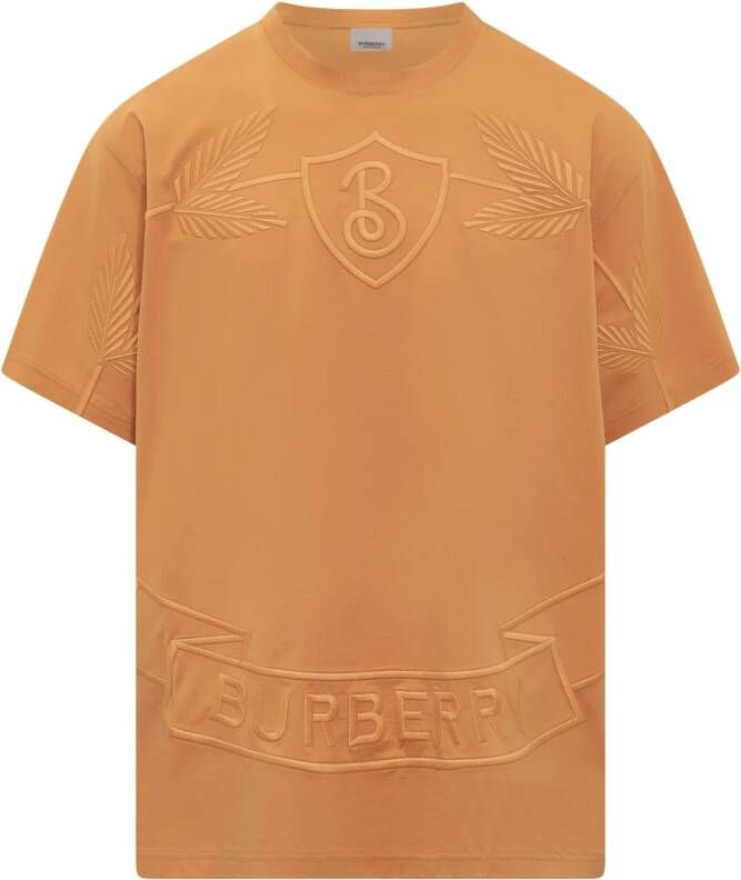 Burberry T shirts , Oranje, Heren