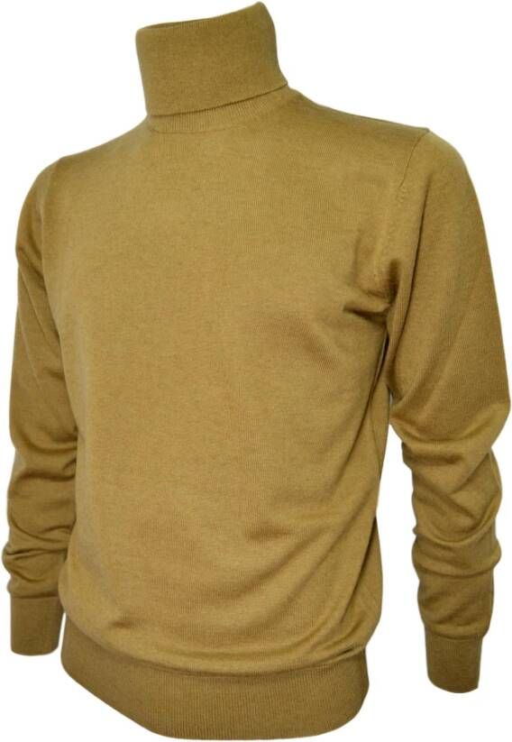 Cashmere Company Turtleneck Dolcevita 1535 , Beige, Heren