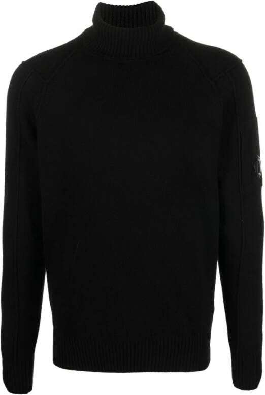 C.P. Company C P Company Fijngebreide trui in wolblend met logo