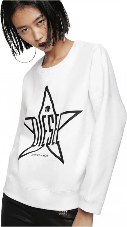Diesel Hoodies & Sweatvesten Wit Dames