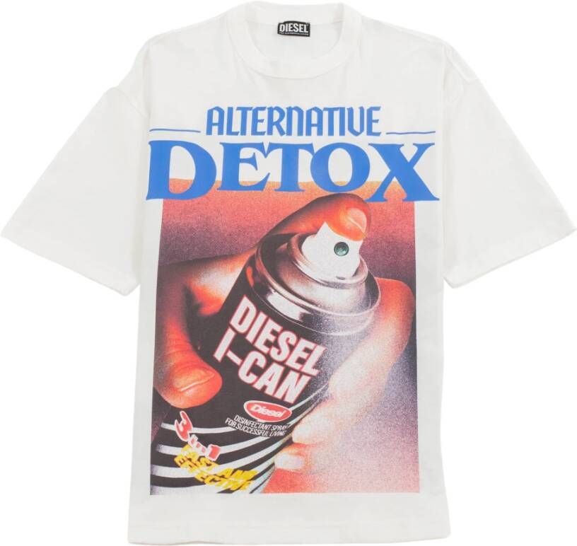 Diesel T shirts , Wit, Heren