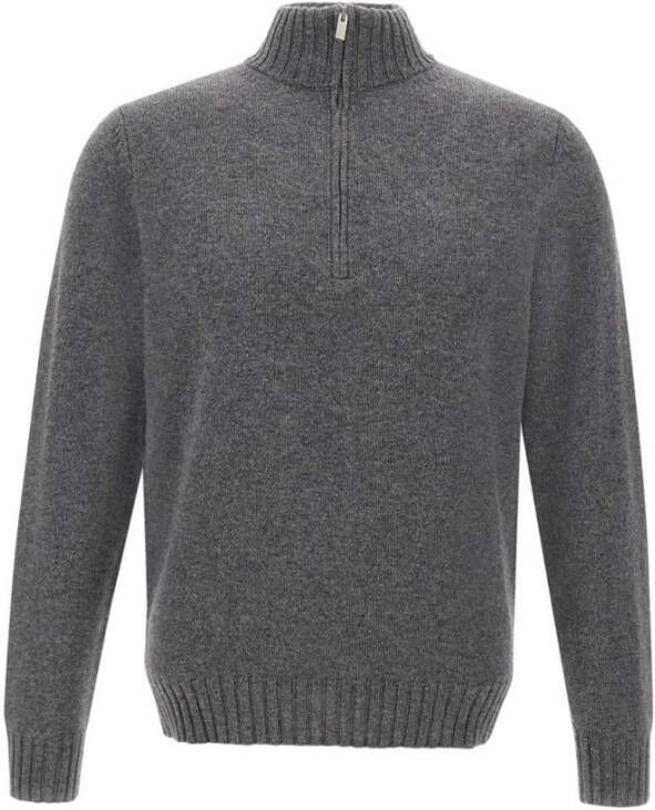 Filippo De Laurentis Sweaters Grey , Grijs, Heren