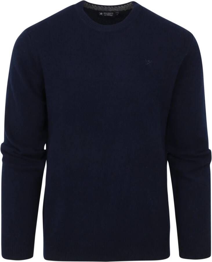 Hackett Ronde hals gekweek , Blauw, Heren