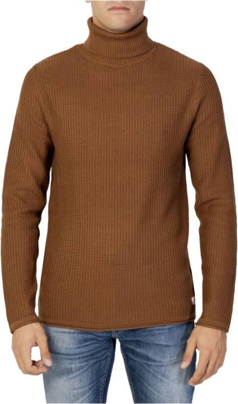 jack & jones Jack Jones Men's Knitwear , Bruin, Heren