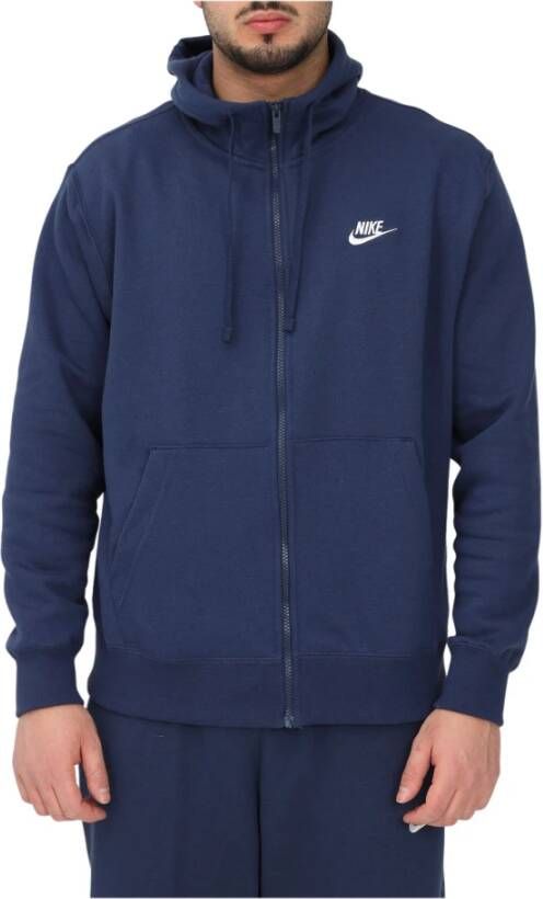 Nike Nk M Nsw Club Hoodie Fz Bb Heren Sweatshirts