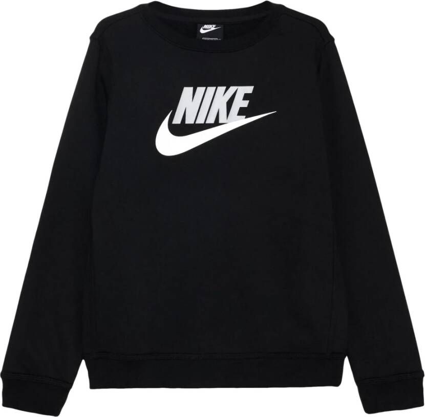 Nike Club Hbr basisschool Sweatshirts Black 80% Katoen, 20% Polyester