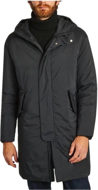 Nn07 Puffer Hood Parka , Zwart, Heren