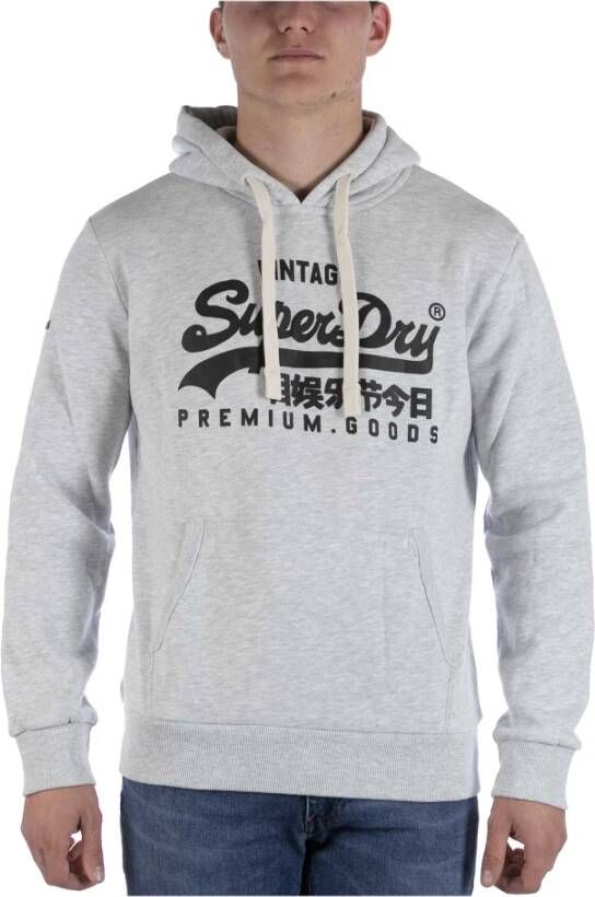Superdry Hoodies & sweatvesten Grijs Heren