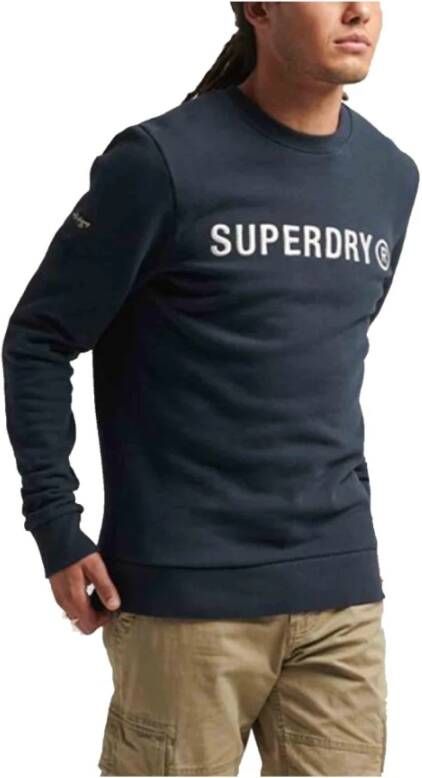 Superdry Truien & Vesten Blauw Heren