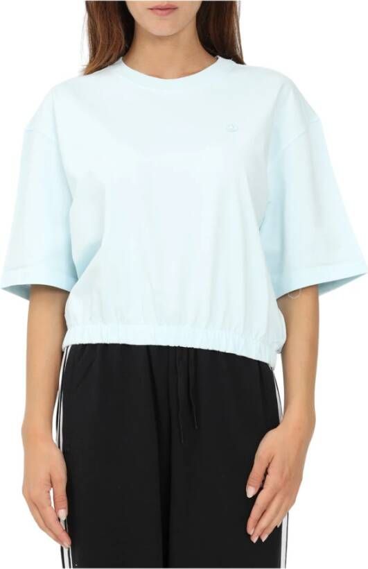 Adidas T shirts and Polos , Blauw, Dames