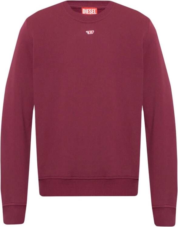 Diesel S give d sweatshirt , Rood, Heren