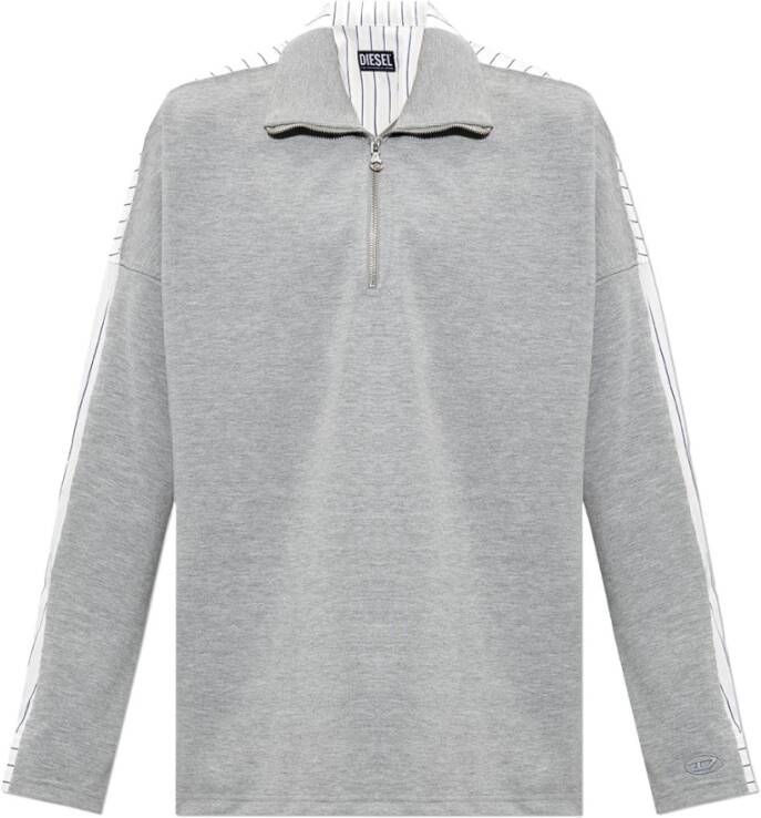 Diesel Sweatshirts hoodies , Grijs, Heren