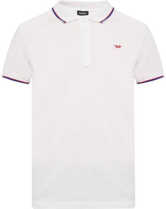 Diesel T Randy New regular fit polo met getipte boorden