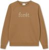 For&#xE9;t for&#xE9, t Border sweater van biologisch katoen met logoborduring online kopen