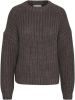 My Essential Wardrobe Donkergrijze Trui Ava Knit Pullover online kopen