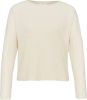 Opus Geluma Katoenen Sweater Wit Dames online kopen