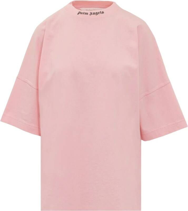 Palm Angels T Shirts , Roze, Dames