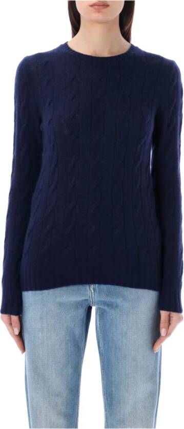Ralph Lauren Truien met ronde hals , Blauw, Dames