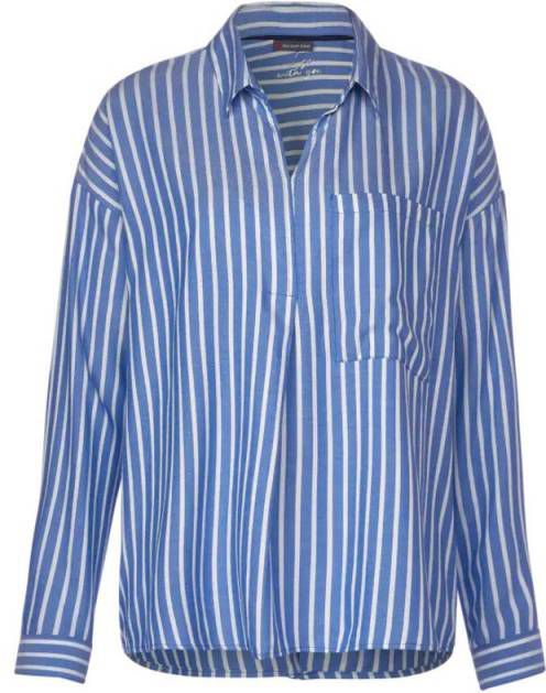 Overhemdblouse met strepen