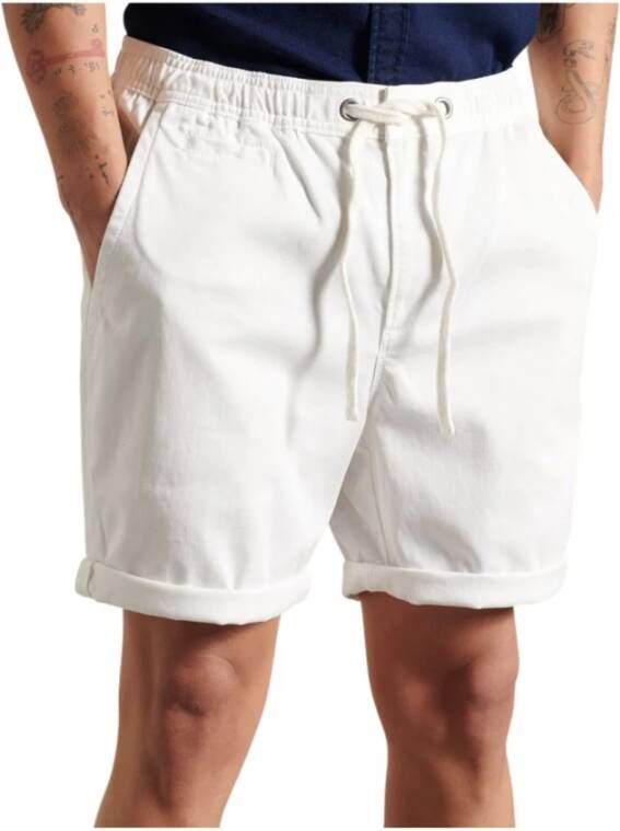 Superdry Korte Broeken Wit Heren